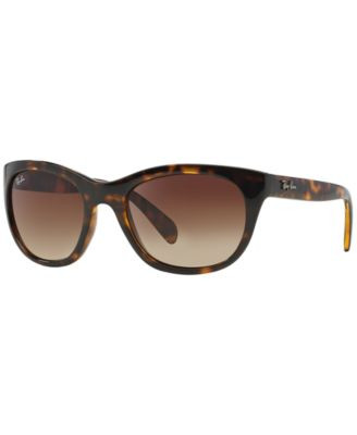 Ray-Ban Sunglasses, RB4216 - TORTOISE LIGHT/ BROWN GRADIENT | Macy's