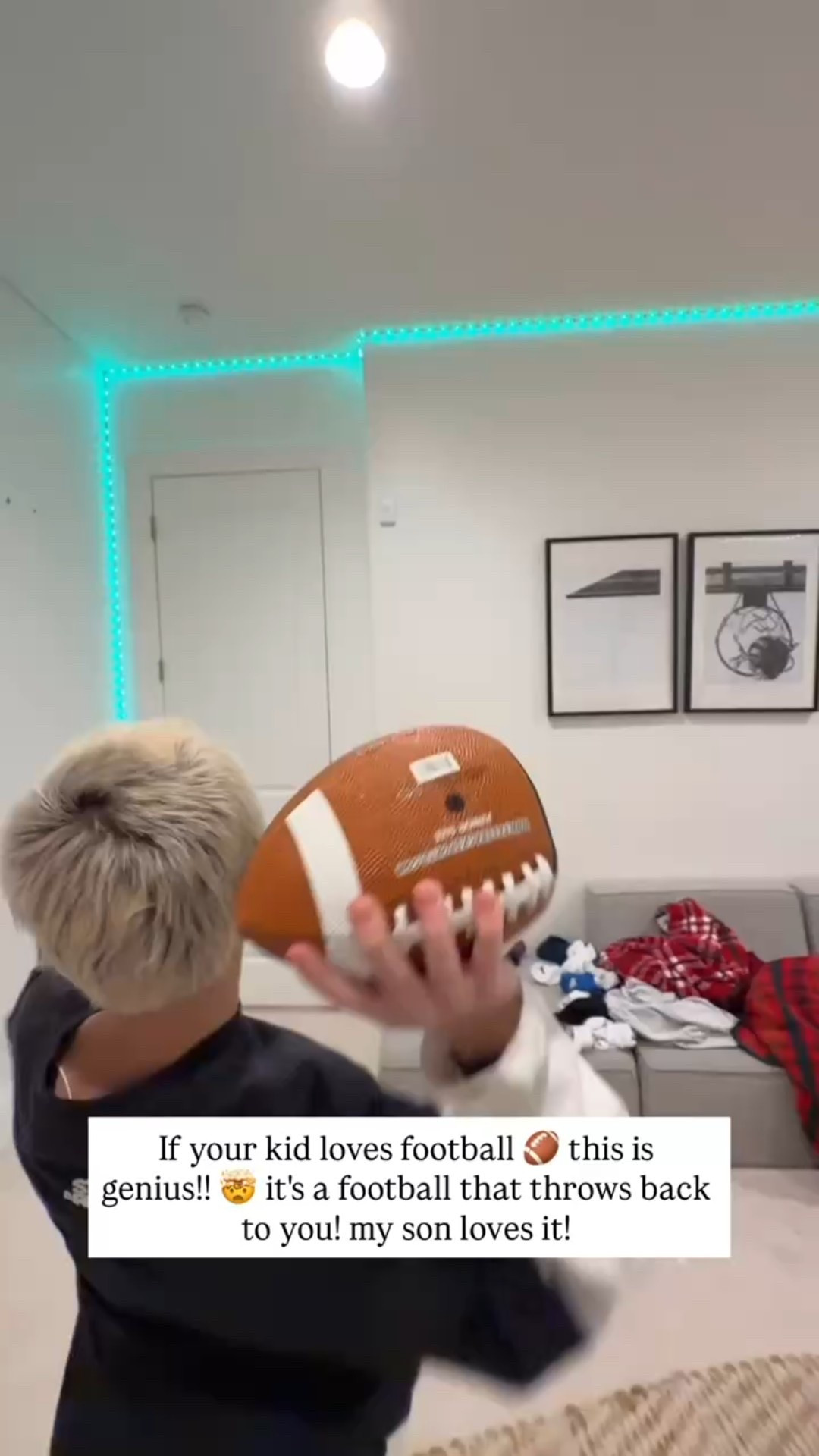 If your kid loves football - this if the best gift!! Toss back football from @amazon

Kids gift, boys gift idea, football gift, Super Bowl Sunday, boys valentines gift 

#LTKKids #LTKSeasonal #LTKValentine