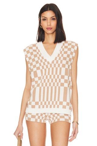 Carice Checkered Vest
                    
                    Lovers and Friends | Revolve Clothing (Global)