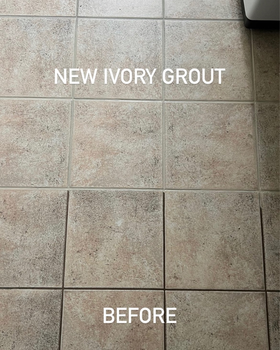You can easily change the appearance of your tiles with a lm easy to use grout colorant 

DIY grout colorant, ivory, grout refresh 

#LTKstyletip #LTKhome #LTKfindsunder50