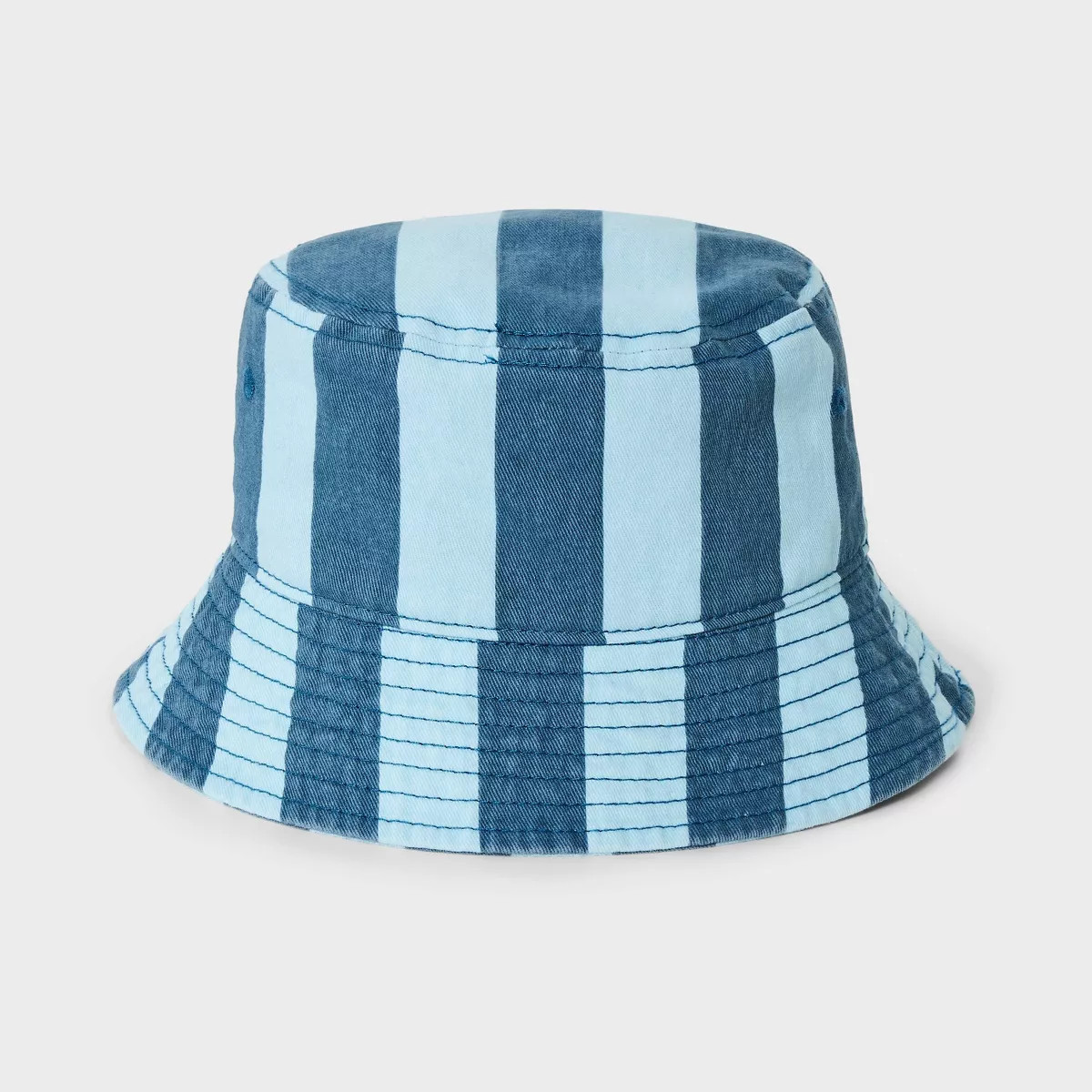 Baby Boys' Striped Bicolor Blue Bucket Hat - Cat & Jack™ Blue | Target