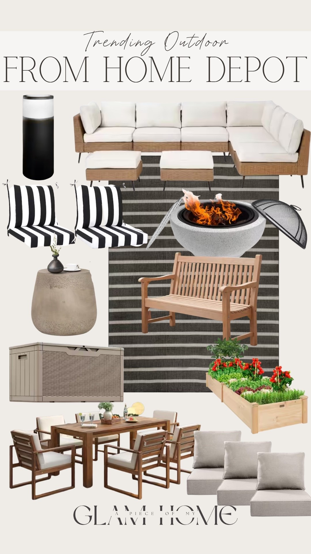 Home Depot trending outdoor, Home Depot outdoor finds, patio furniture, backyard decor, garden essentials, outdoor living, outdoor entertaining, affordable outdoor furniture, budget backyard ideas, deck decor, patio styling, string lights outdoor, fire pit area, planters and pots, outdoor rugs, porch decor, summer outdoor living, backyard refresh, modern outdoor design, cozy backyard, outdoor accessories, garden decor, trending outdoor items, Home Depot must haves, seasonal outdoor decor

#LTKU #LTKHome #LTKSeasonal