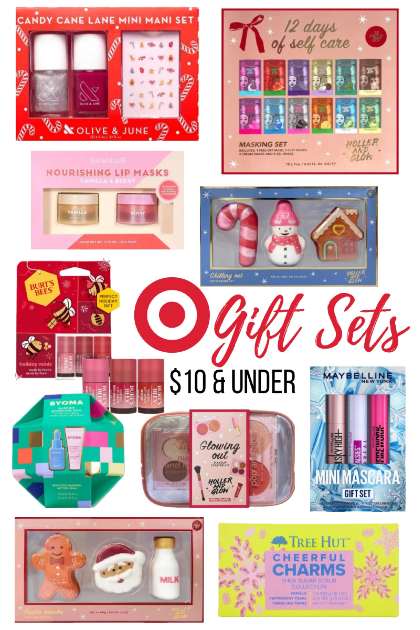 Target Gift sets $10 and under. Gift guide. Target gifts for her 

#LTKBeauty #LTKGiftGuide #LTKHoliday