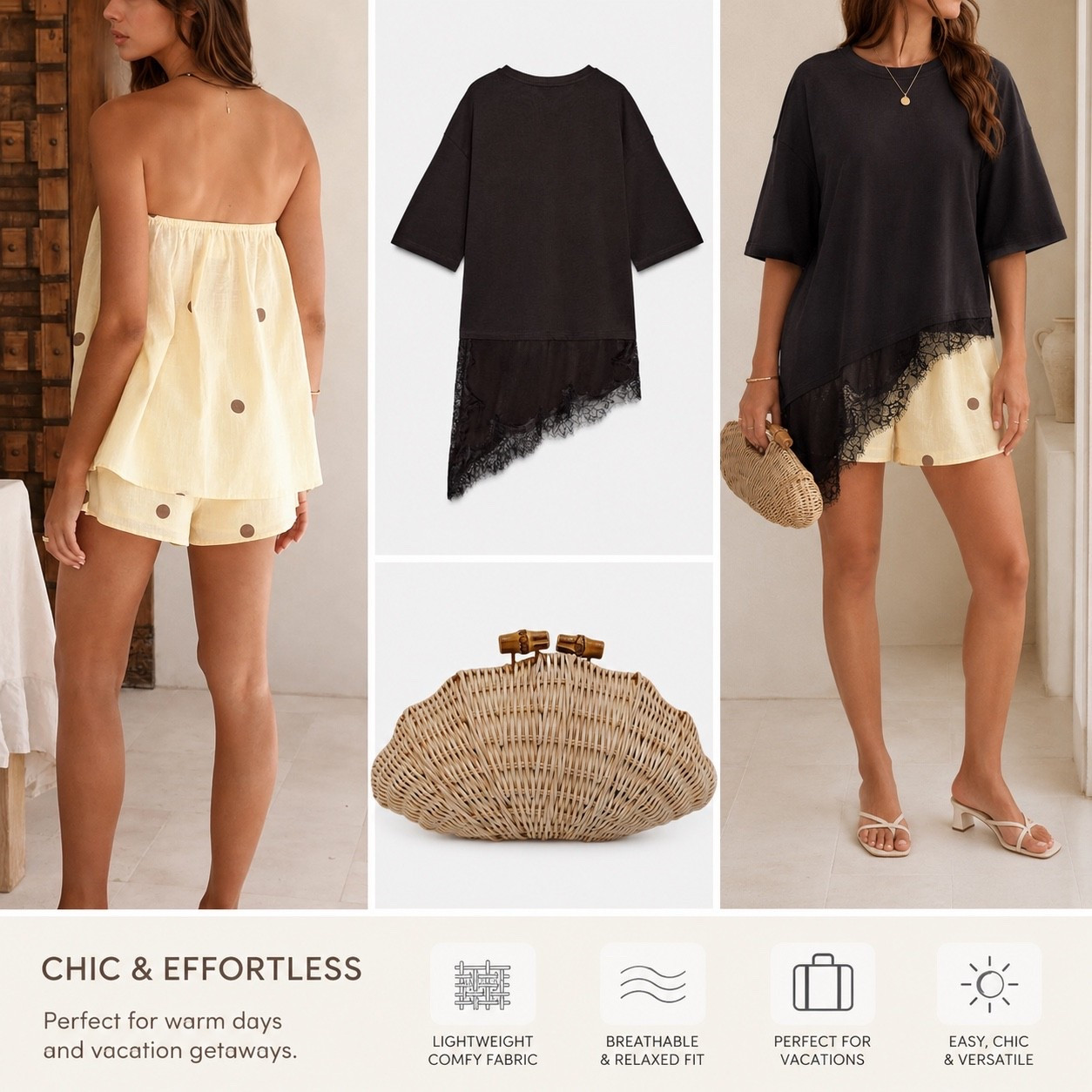 Amazon style 🤎

#amazon #resortwear #clutch #tee #outfit

#LTKootd #LTKgrwm #LTKTravel