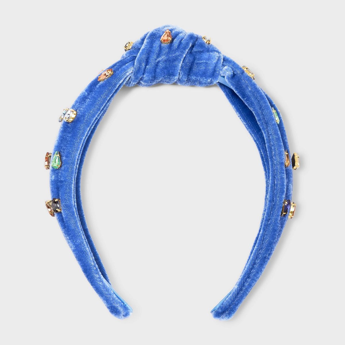 Velvet Colored Gem Headband - A New Day™ | Target