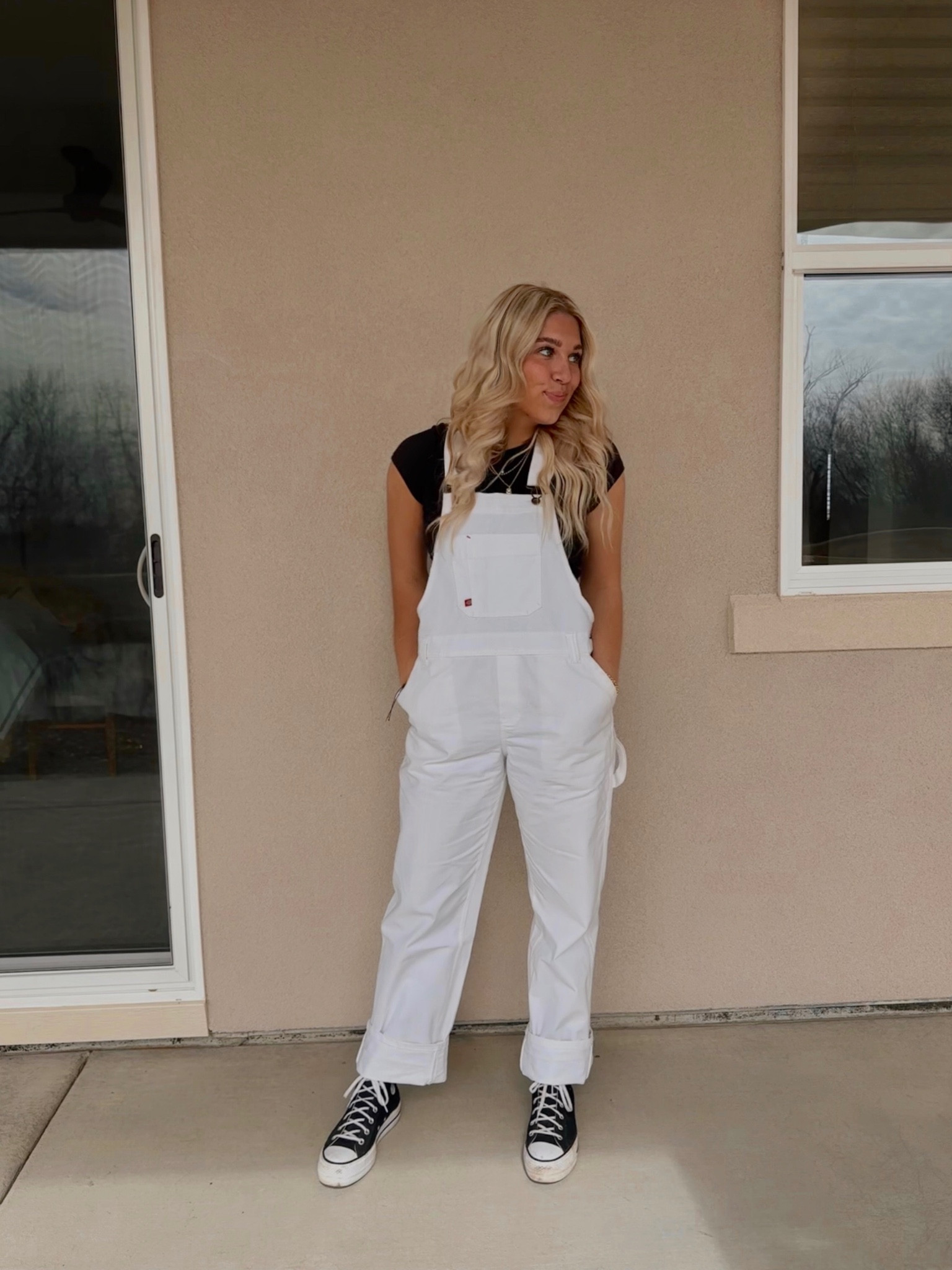 Dickies Women's Bib Overalls - 100% Cotton Denim, Roomy Fit With Tool Pockets & Hammer Loop