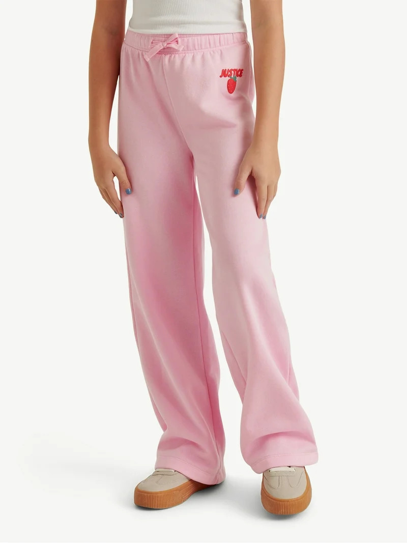 Justice Girl's Fleece Wide Leg Pant, Sizes XS - XLP | Walmart (US)