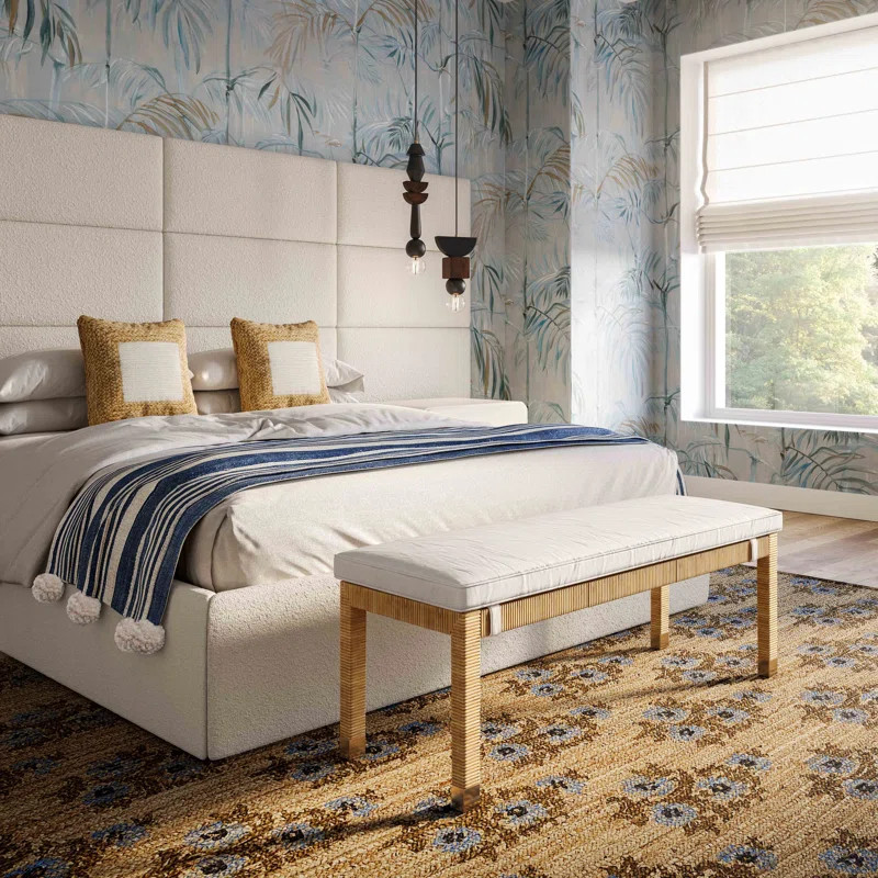 Bloch Woven Rattan Bench | Wayfair North America