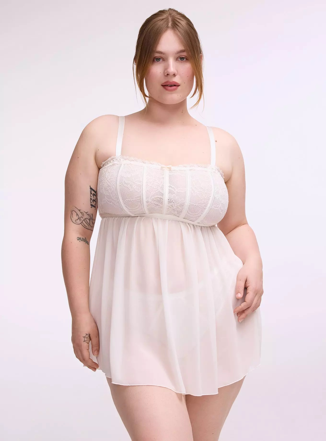 Bridal Lace Babydoll | Torrid (US & Canada)