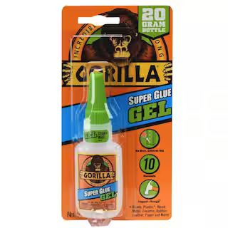 Gorilla 0.71 oz. Super Glue Gel 7700103 | The Home Depot