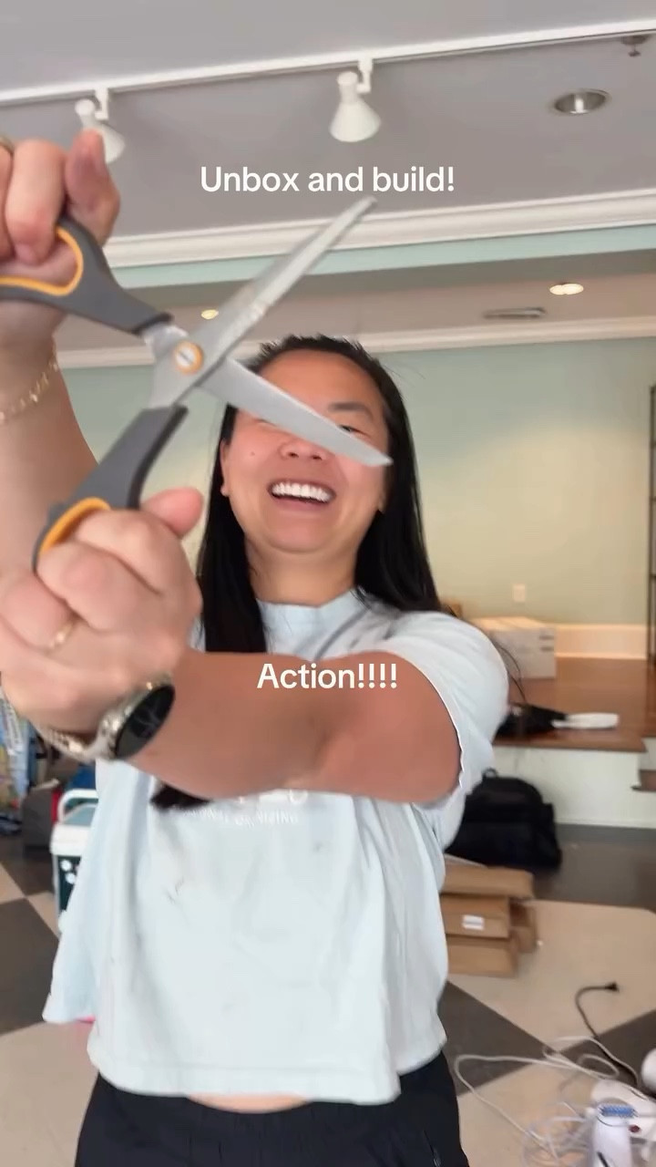 Favorite shelf & girl to build it with!