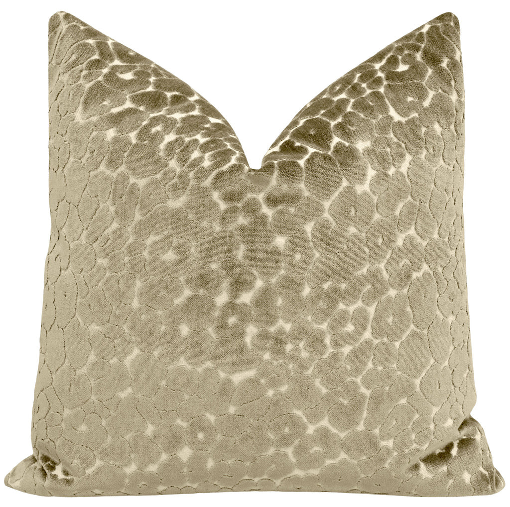 LEOPARD CUT VELVET // TAUPE | LITTLE DESIGN COMPANY