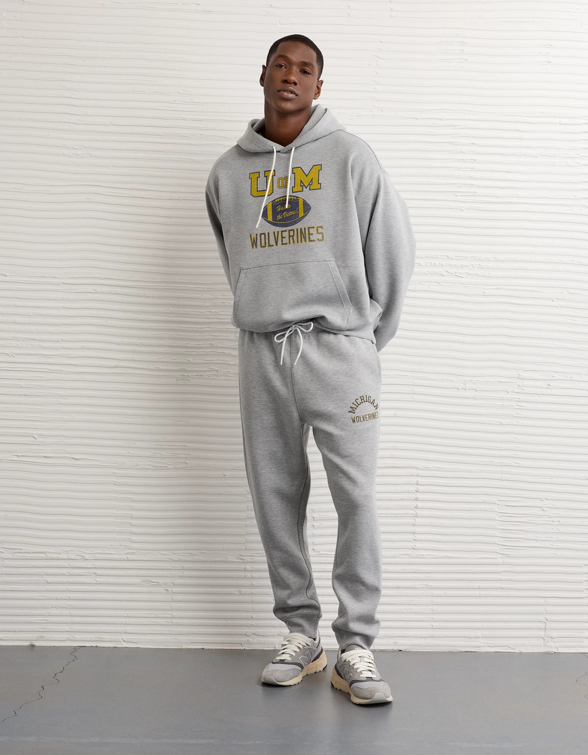 AE 24/7 Michigan Wolverines Graphic Jogger | American Eagle Outfitters (US & CA)