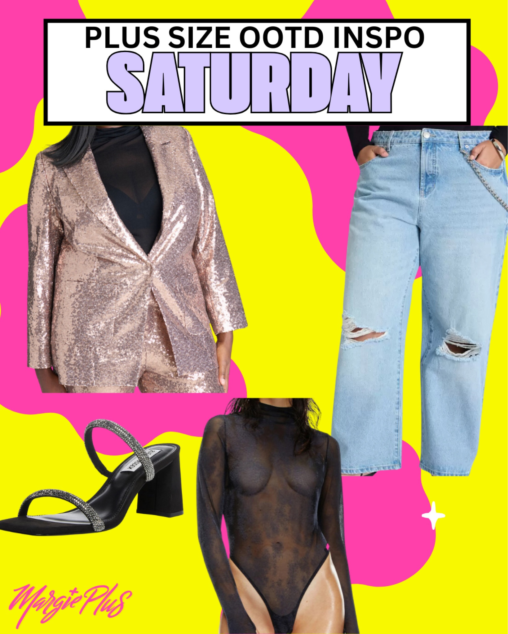SATURDAY Plus Size #ootd Inspiration for a day to night look with my favorite jeans and sequin blazer  

#LTKPlusSize #LTKSeasonal #LTKStyleTip