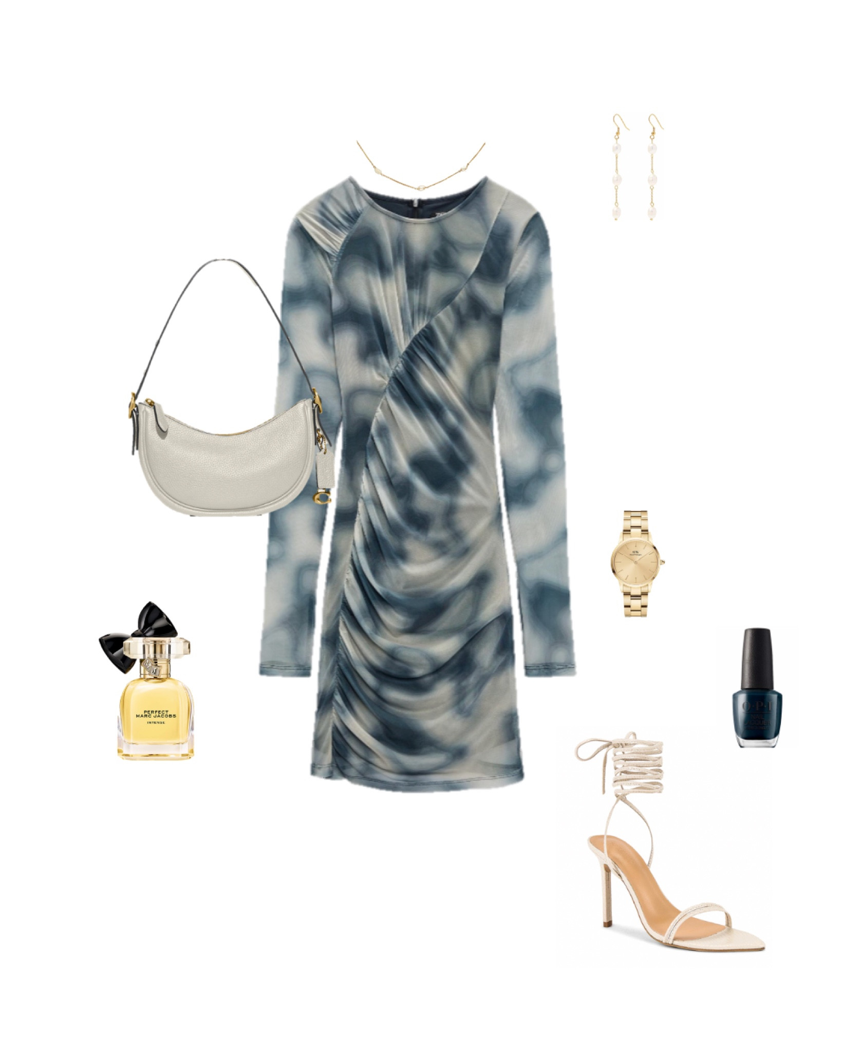spring wedding guest dress xx 

Zara printed tulle dress, Coach Luna shoulder bag white, Danielle Wellington gold watch, pearl necklace and pearl drop earrings, Revolve Tony Bianco Millie sandal tie heels, teal OPI nail polish, and Marc Jacobs Perfect Intense perfume 

#LTKFind #LTKfit #LTKwedding