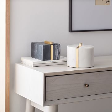 Marble Seamless Shaped Boxes | West Elm (US)