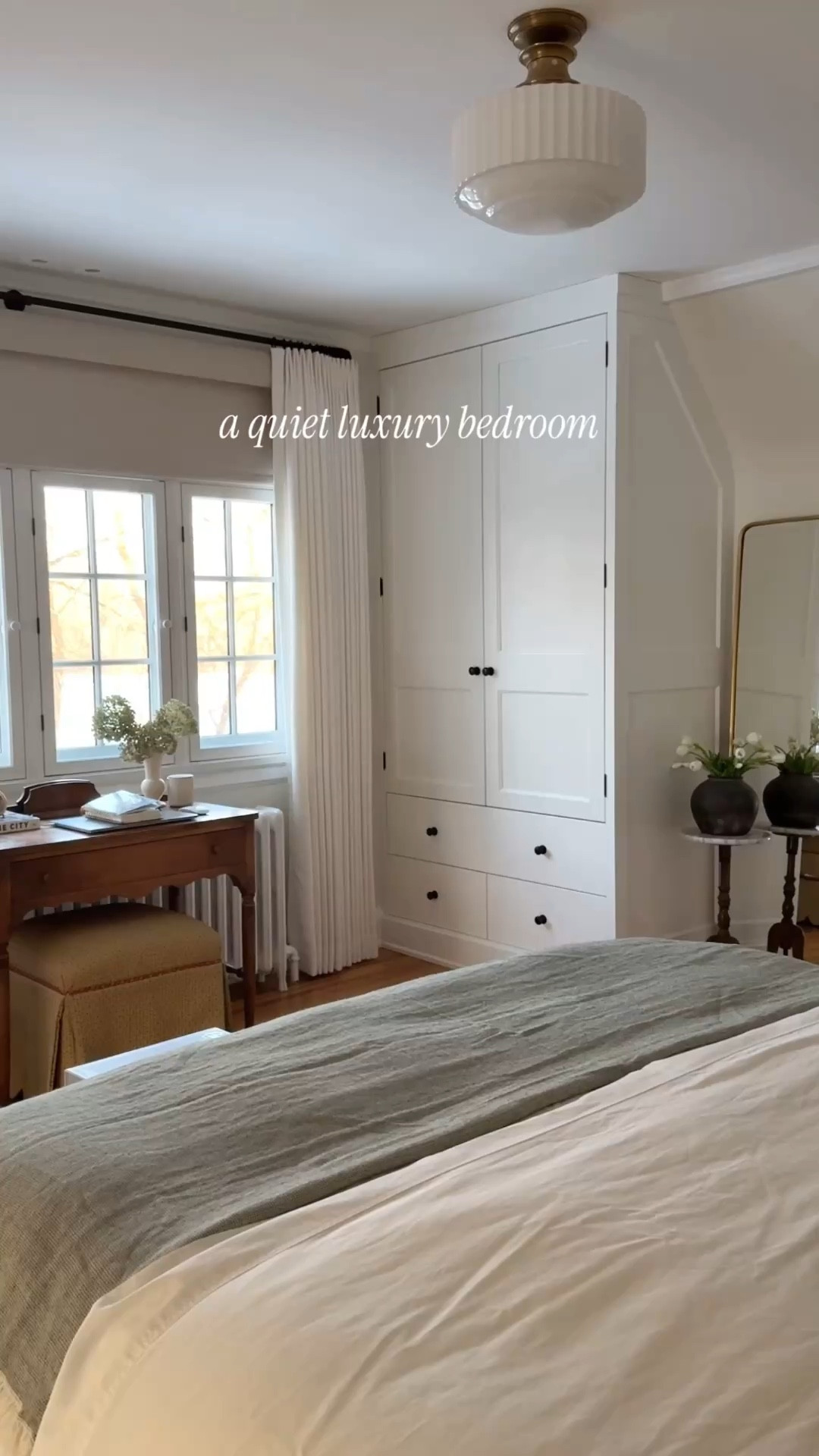 Before we left for vacation, I changed out our bedding to something that felt quiet and calm for when we return. I love a clean + crisp white bedding layered with some pattern pillows and pop of color on the throw. My husband is a hot sleeper and he loves this duvet insert and mattress topper. The 100% cotton percale duvet cover set is such a great price (under $100) and keeps us cool on those very hot nights. #beddingrefresh 

#LTKHome #LTKSeasonal