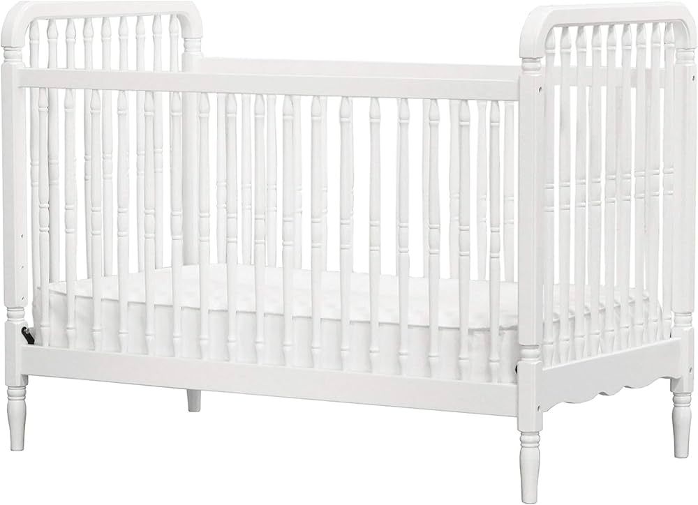 Namesake Liberty 3-in-1 Convertible Spindle Crib with Toddler Bed Conversion Kit in White, Greeng... | Amazon (US)