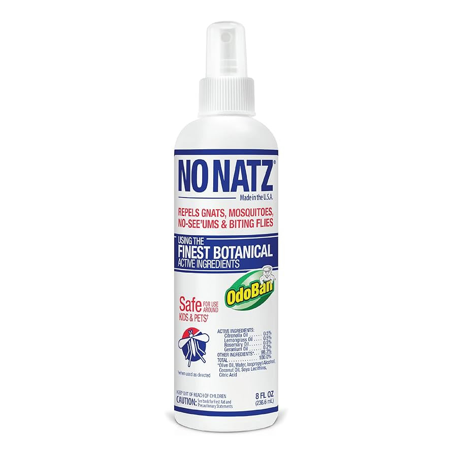 No Natz Botanical Bug Repellant, Effective for Gnat, Mosquito, and Biting Flies, Hand-Crafted and... | Amazon (US)