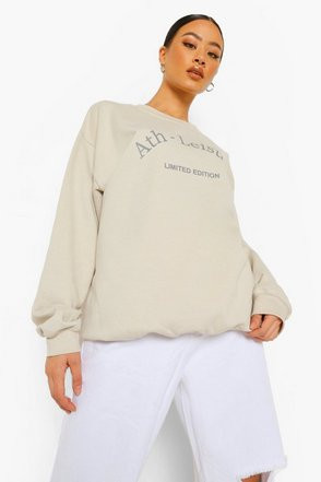Oversized Ath-leisure Sweatshirt | Boohoo.com (US & CA)