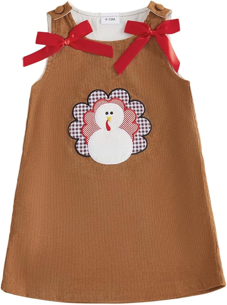 Rtnnsbbfcm Toddler Baby Girl Christmas Outfit Merry Santa A-line Dress | Amazon (US)