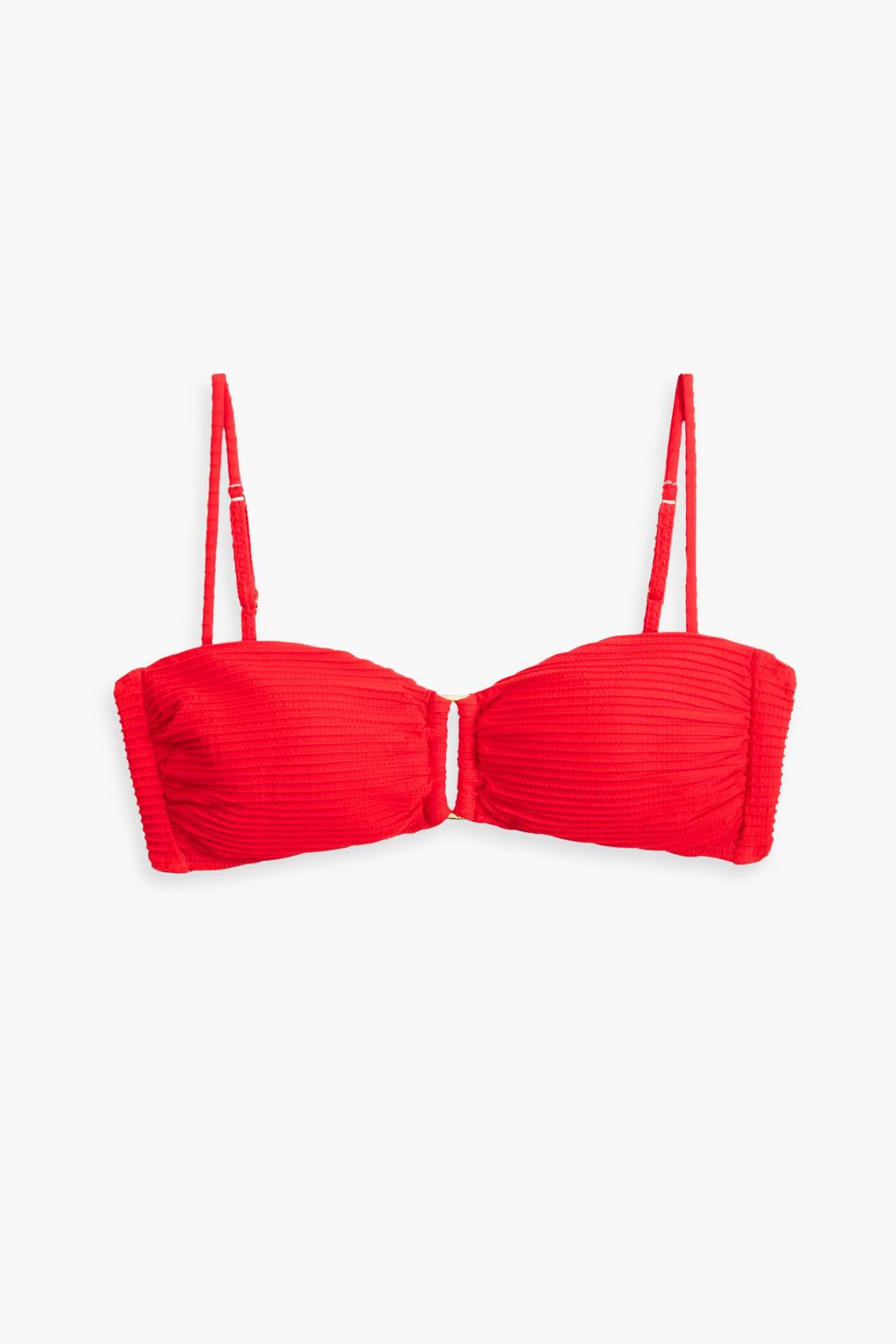 VIX PAULA HERMANNY Dune ribbed bandeau bikini top | Sale up to 70% off | THE OUTNET | The Outnet (US and CA)