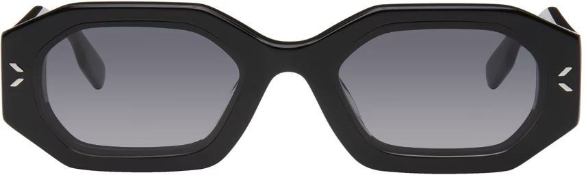 Black Geometrical Sunglasses | SSENSE