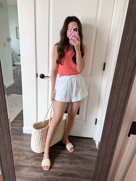 summer style, beach style, vacation style, resort wear, spring style, target finds, amazon fashion, bodysuit, button up, white shorts, tote, neutrals, Easter outfit, spring dress, floral dress, mini dress, sweater tank, beach bag, sandals 

#LTKSeasonal #LTKstyletip #LTKunder50