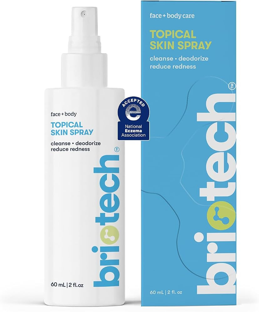BRIOTECH Topical Skin Spray, Hypochlorous Acid Spray for Sensitive Skin, HOCl Facial Mist, Full B... | Amazon (US)