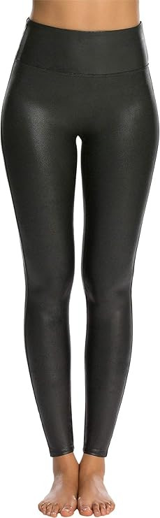 SPANX Womens Faux Leather Leggings | Amazon (US)