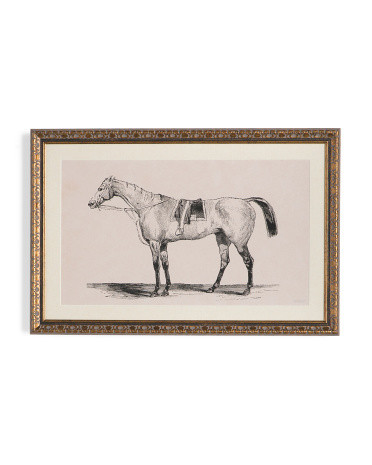 24x16 Side Horse Framed Wall Art | TJ Maxx