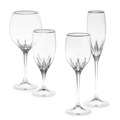 Vera Wang Wedgwood® Duchesse Platinum Crystal Wine & Bar Collection | Bed Bath & Beyond