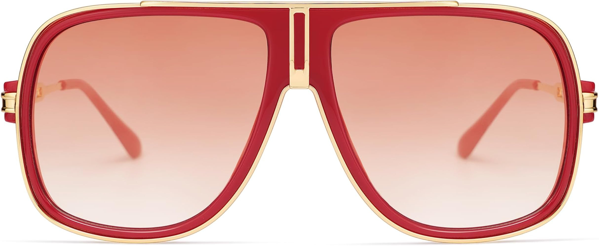 Retro Aviator Sunglasses for Women Men Oversized 70s 90s Square Womens Mens Sunnies AP3683 | Amazon (US)