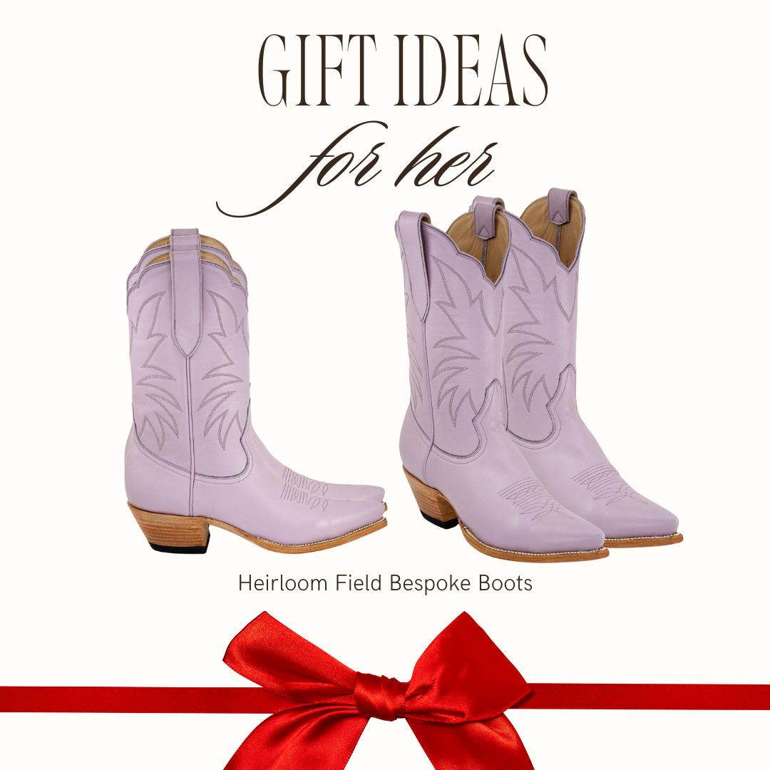 Complete your wardrobe with these handmade, luxury cowgirl boots! 🎄

Whether you're styling Christmas outfits or searching for the most comfortable luxury boots on the market, our 13" Buttery Soft Full-grain Calfskin Lavender Taylor Midi Boots are a must-have.✨

These are a luxury gift for her that will be treasured forever! Add them to your wishlist, and tell your friends who appreciate incredible boots!

luxury gifts for her / holiday outfits / cowgirl boots / christmas outfits / gift guide for her / gifts for her / white elephant gift / holiday party outfit / gift guide / luxury gift for her / boots / anniversary gift / Valentine's Day gift / graduation gift / designer / small batch / limited edition / wedding shoes / purple / lilac 

 #LTKGiftGuide #LTKHoliday #LTKShoeCrush
