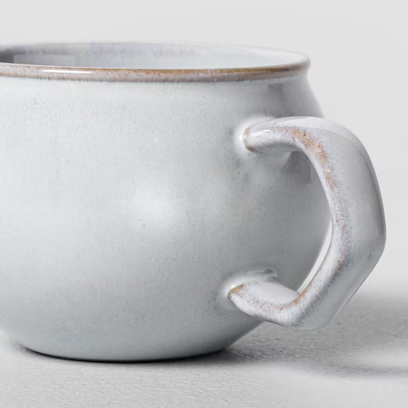 Stoneware Reactive Mug Blue - Hearth & Hand™ with Magnolia | Target