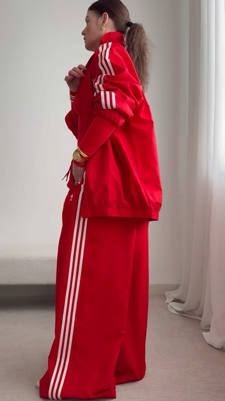 Adidas 
Track set

#LTKdayinmylife #LTKootd #LTKActive