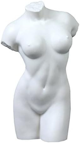 US 8.25 Inch All White Porcelain Nude Female Torso Figurine, Matt | Amazon (US)