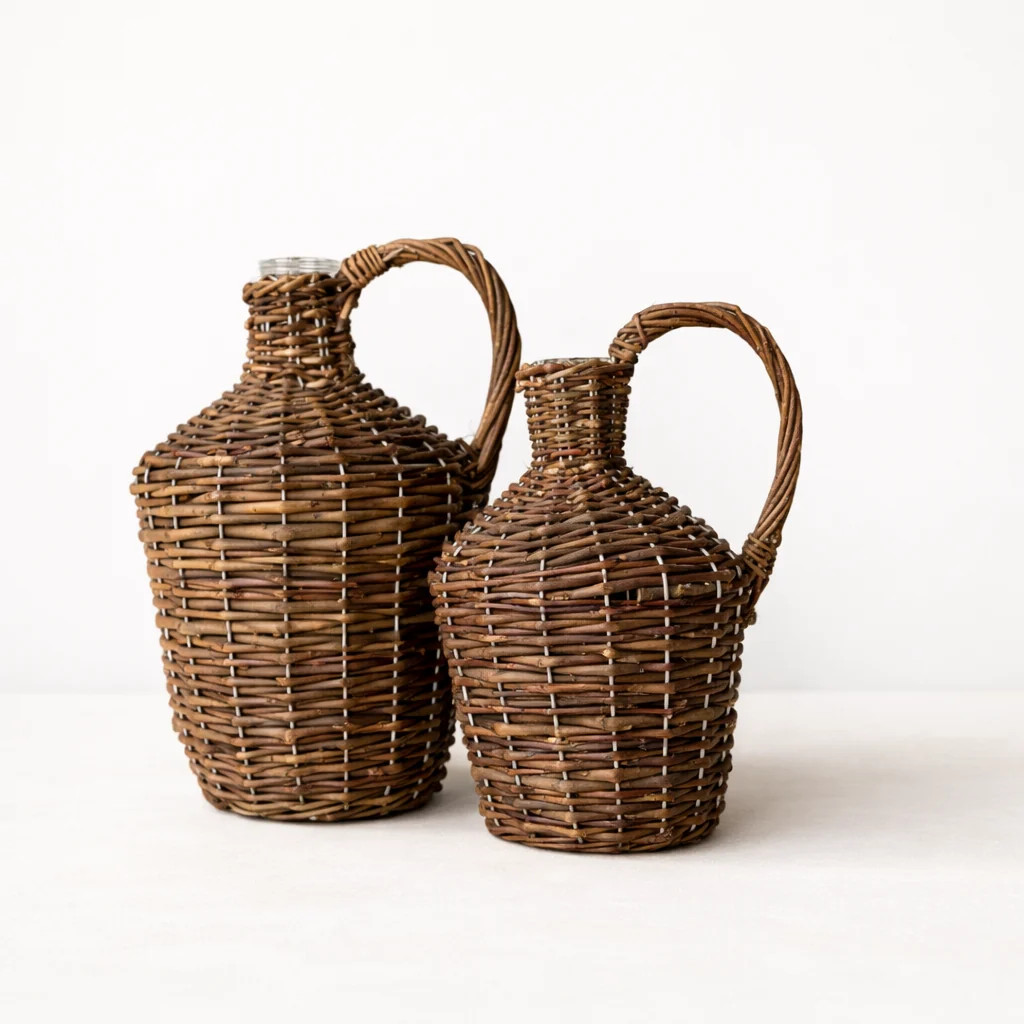 Willow Wrapped Jug | By Luxe B Co. | luxe bCO