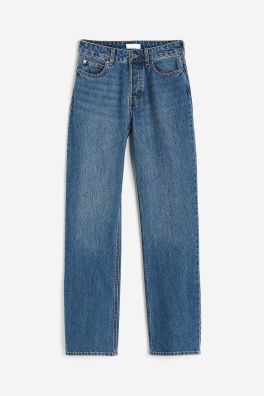 Straight High Jeans - Light denim blue - Ladies | H&M US | H&M (US)