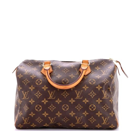 Louis Vuitton, Pre-Loved Speedy Handbag Monogram Canvas 30, Brown | Amazon (US)