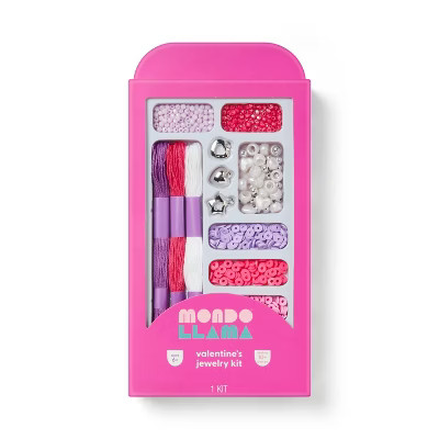 Valentine's Craft Beaded Bracelet Kit - Mondo Llama™ | Target