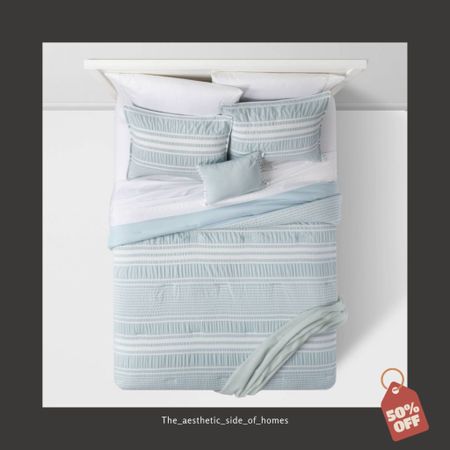 Beautiful bedding on 50% off sale today only so hurry…! 

#LTKsalealert #LTKunder50 #LTKhome
