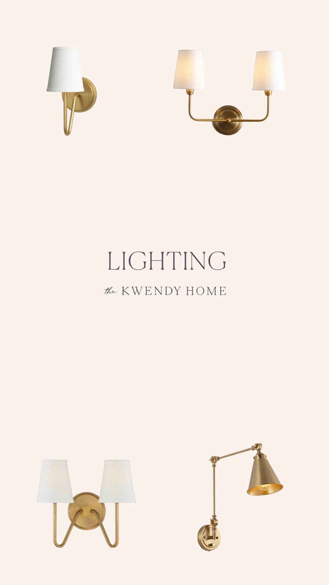 A round up of beautiful brass sconces perfect for any bathroom, kitchen or wet bar area! 

#LTKhome