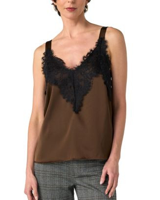 Lace Trim Sleeveless Top | Bloomingdale's (US)