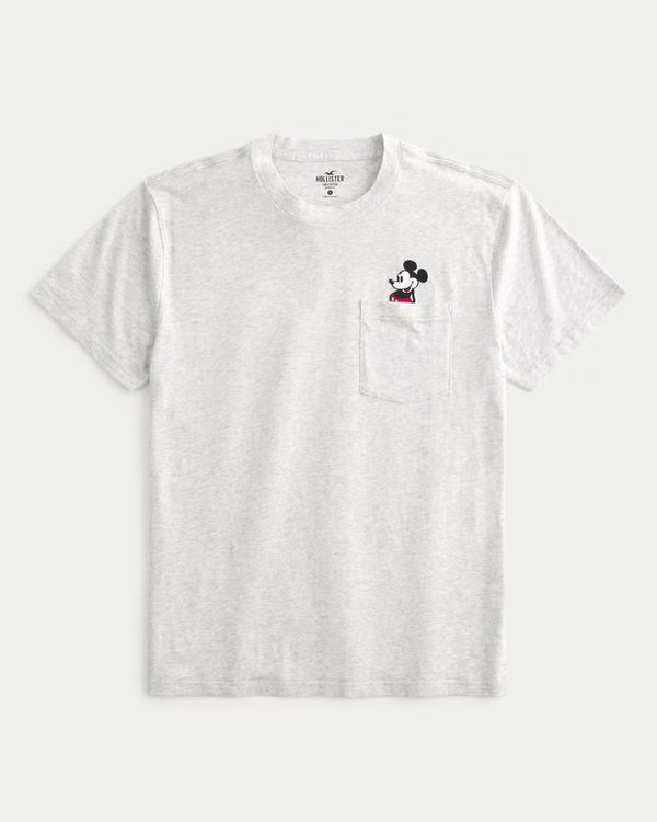 Relaxed Mickey Mouse Pocket Graphic Tee | Hollister (US)