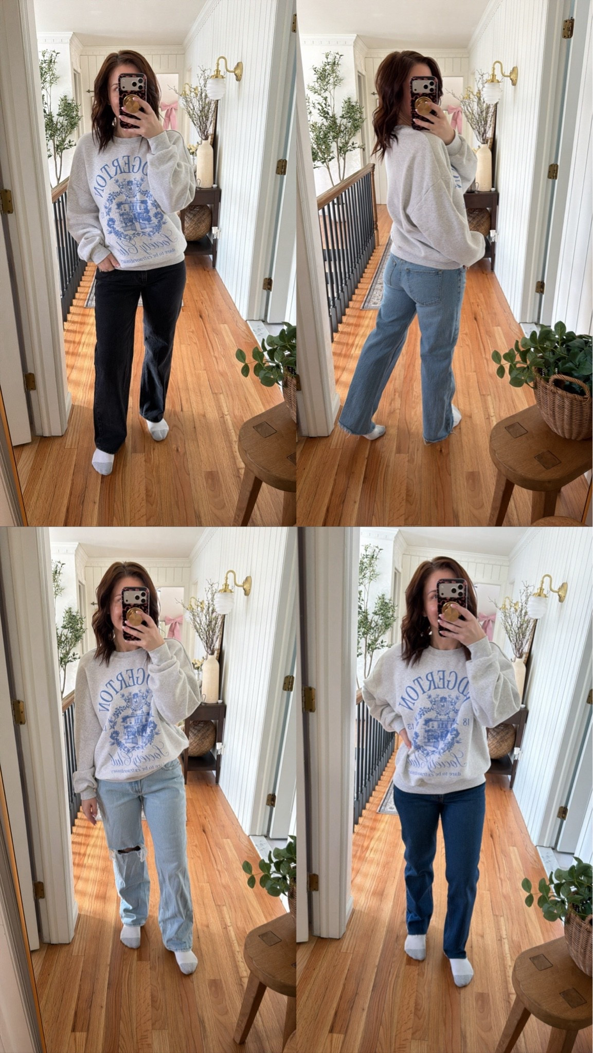Some of my fav jeans!
My fav are low rise baggy, but all are so good.
Wearing size 26 short in all

#LTKSaleAlert #LTKPetite