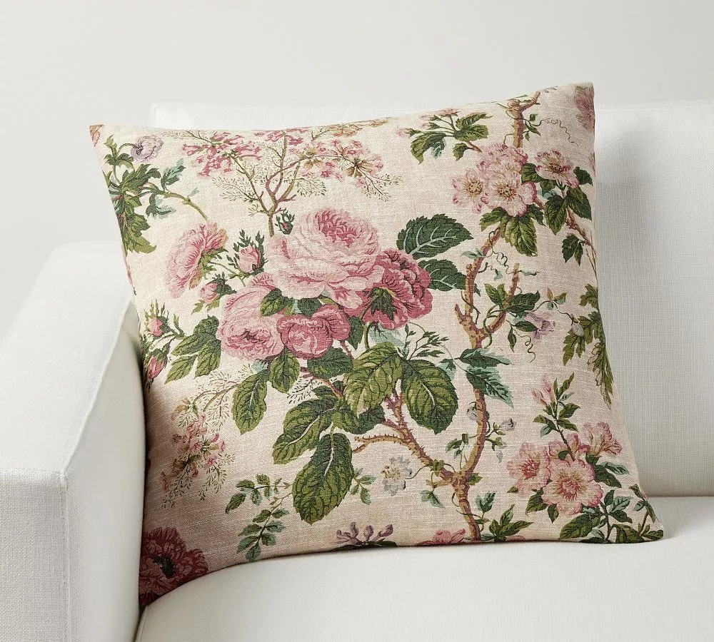 Pottery barn pink online pillow