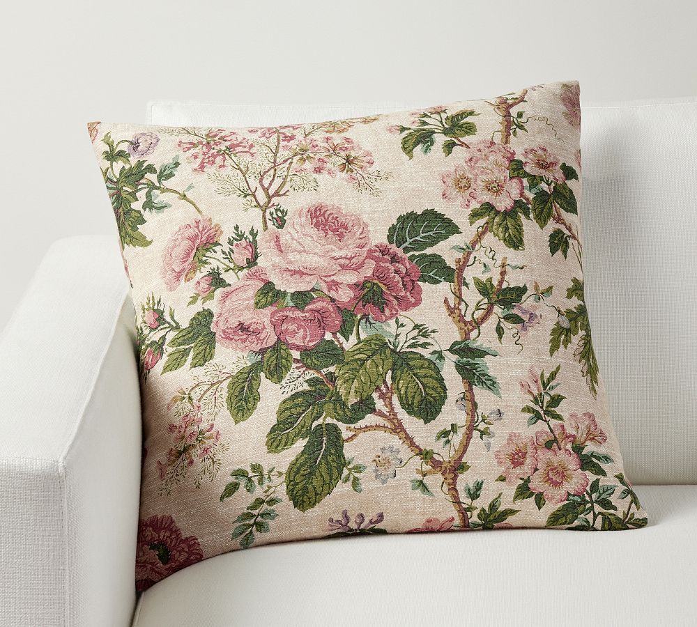 Garden Floral Pillow Cover | Pottery Barn (US)