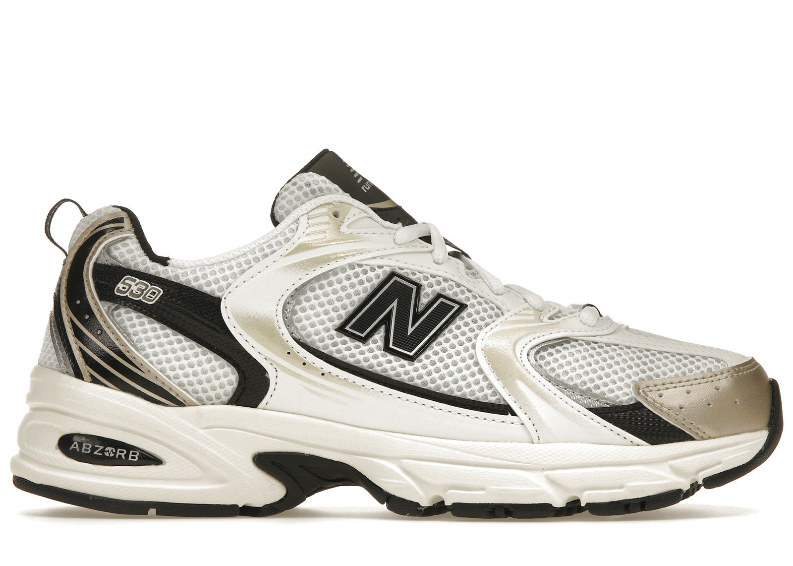 Men's New Balance 530 Sneakers in White/Light Gold Metallic | StockX