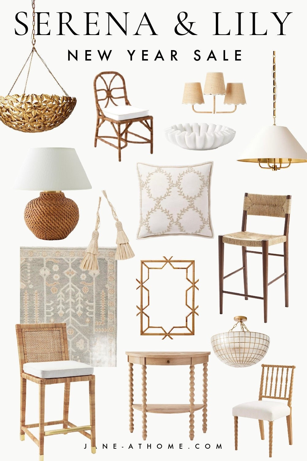 The Serena & Lily New Year's Sale is here, with up to 25% off everything, including home decor, rugs, coffee tables, kitchen stools, lighting, mirrors, entryway tables, spring porch decor, outdoor, and more for a new year home refresh



#LTKHome #LTKOver40 #LTKSaleAlert